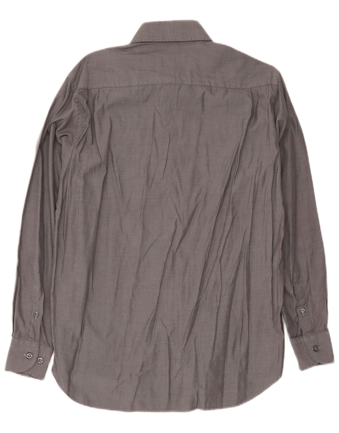 Camicia da uomo Enrico Coveri taglia 40 15 3/4 cotone grigio medio