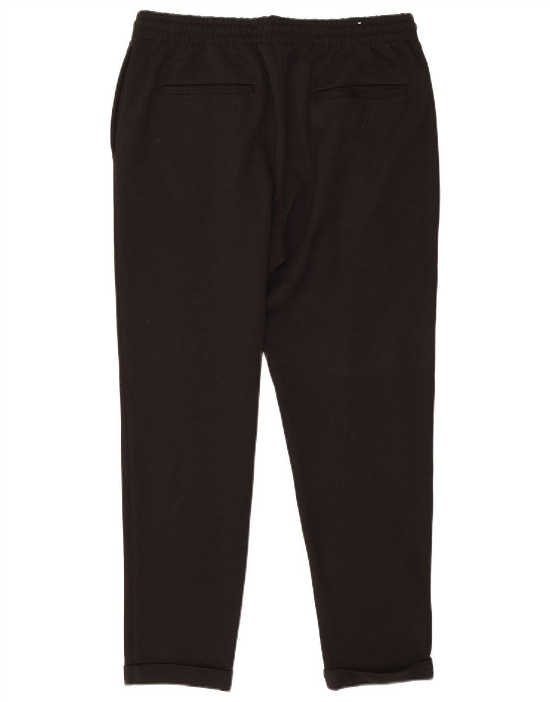 Pantaloni chino slim da uomo Zara grandi W32 L27 poliestere nero