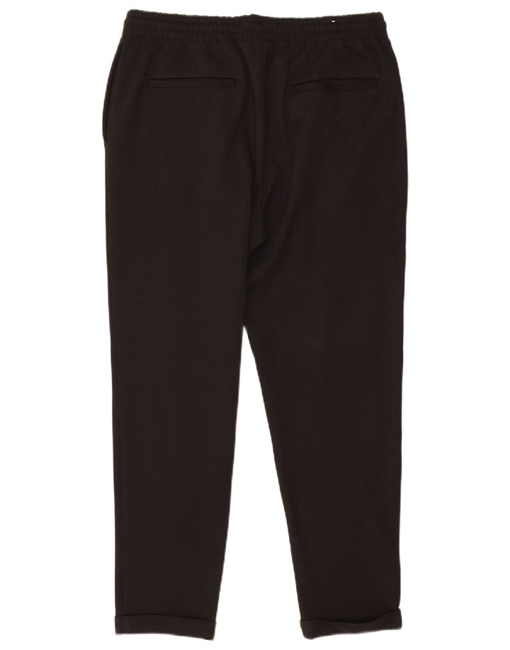 Pantaloni chino slim da uomo Zara grandi W32 L27 poliestere nero
