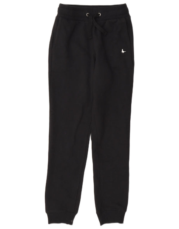 Pantaloni da tuta da donna Jack Wills Joggers UK 6 XS cotone nero