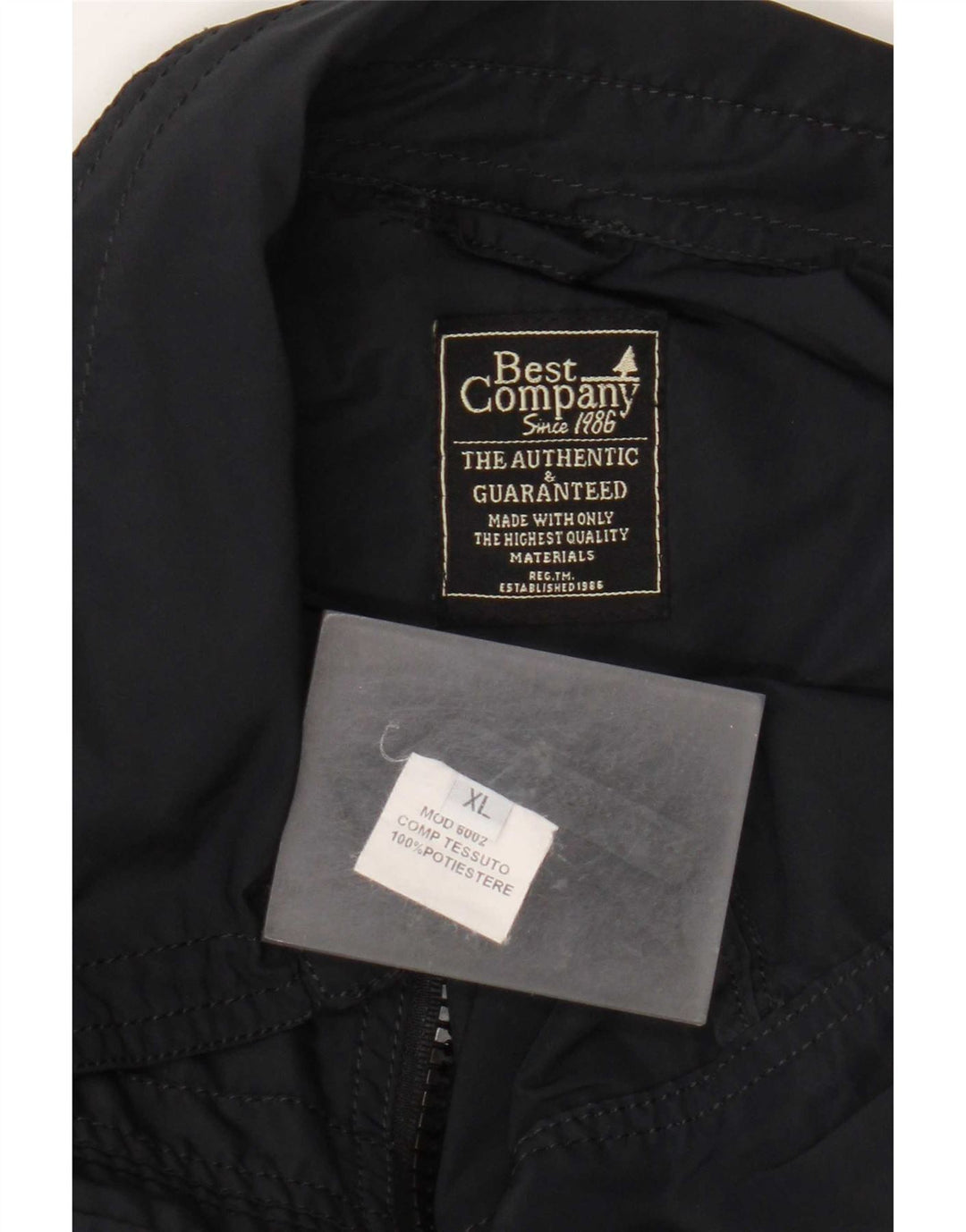 Giacca multiuso da uomo Best Company UK 42 XL Poliestere blu navy