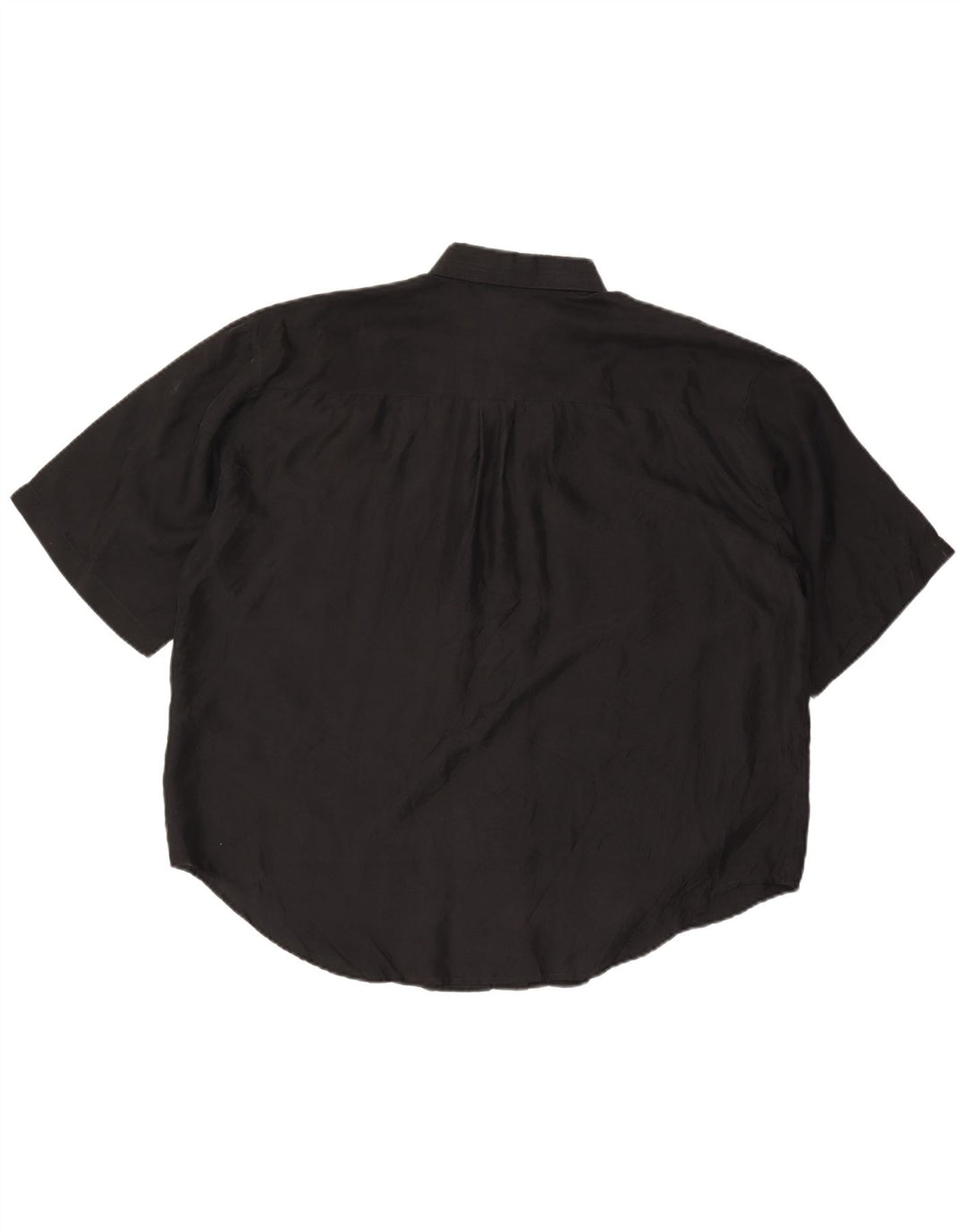Camicia oversize a maniche corte da donna Miss Joy IT 46 Large Nera in seta