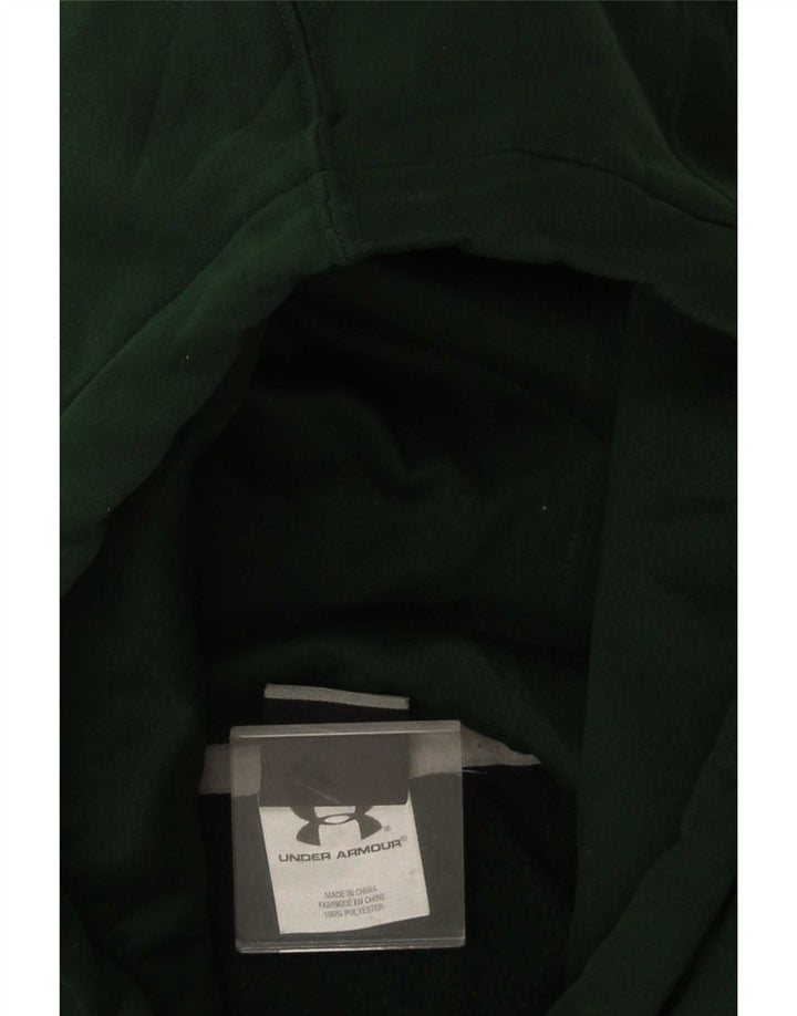 Felpa con cappuccio da uomo Under Armour grande poliestere verde