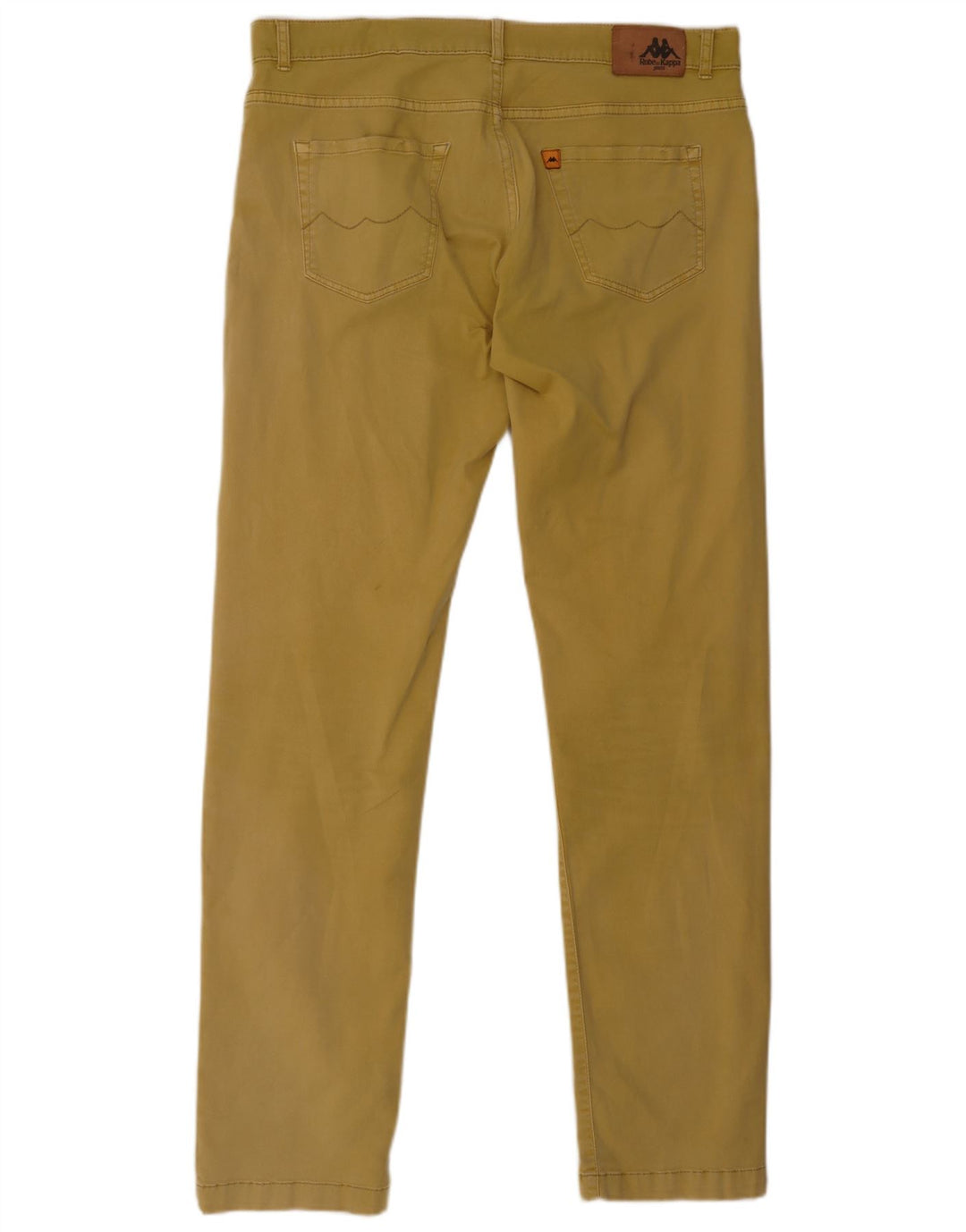 Jeans slim uomo Kappa W38 L35 cotone verde