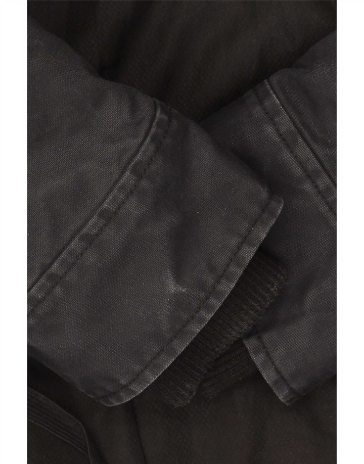 Diesel Parka da uomo UK 38 Medium Black Cotton