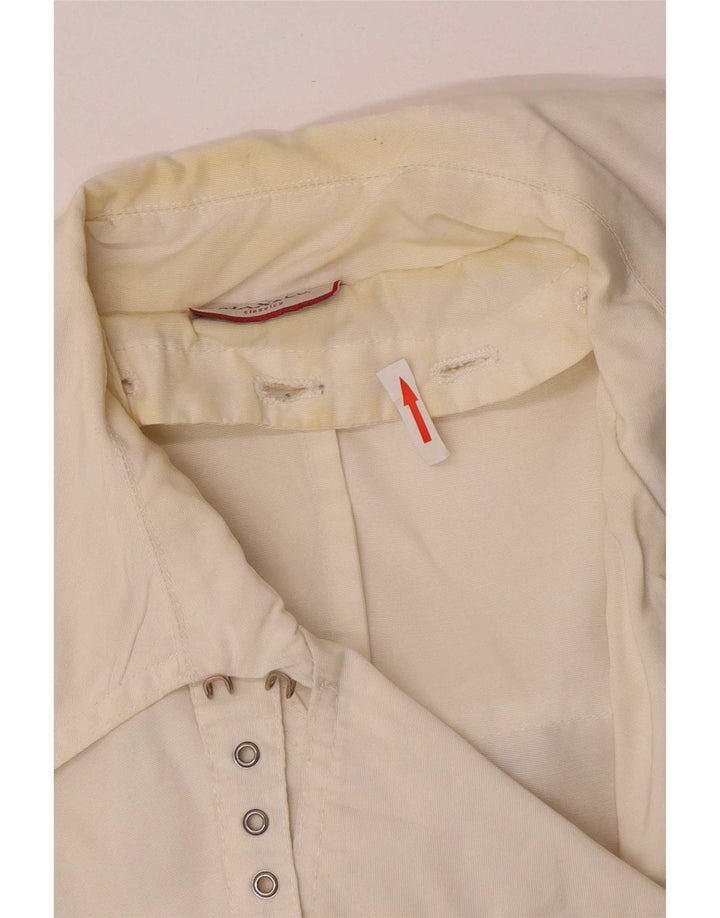 Trench da donna Max & Co. UK 14 Poliammide medio bianco sporco