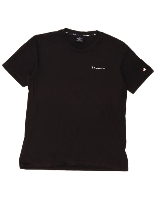 T-shirt da uomo Champion Top media nera