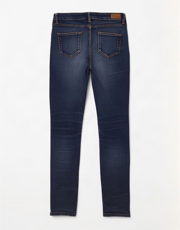 Jeans skinny da donna Fat Face UK 12 W32 L29 Cotone blu