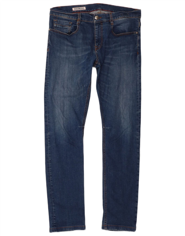 Jeans slim da uomo Bikkembergs W34 L32 Blu