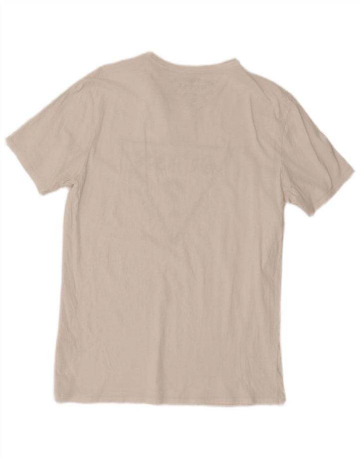T-shirt grafica da uomo Guess bianca media