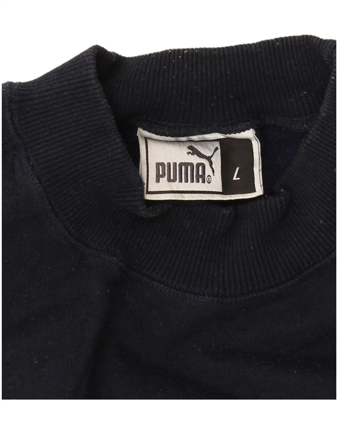 Felpa grafica da donna Puma Jumper UK 16 Large Blu Navy