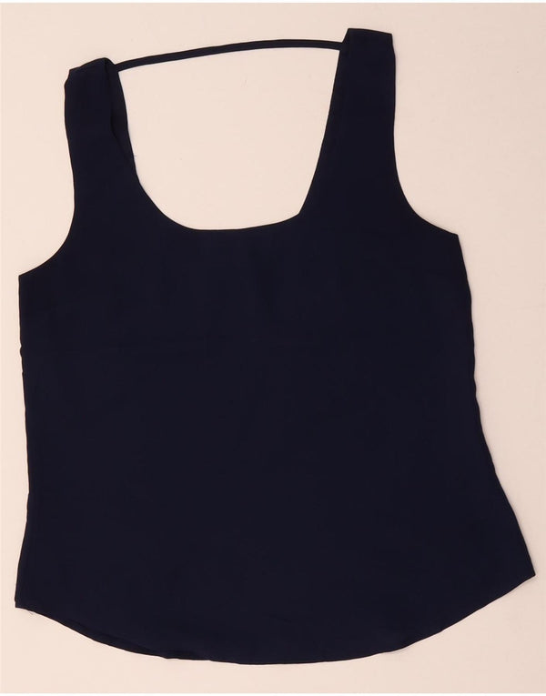 Camicetta senza maniche da donna Oasis UK 10 Small Blu Navy