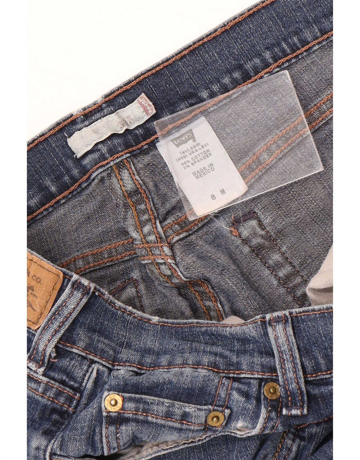 Jeans Levi's 515 Bootcut da donna US 8 medio W30 L31 cotone blu