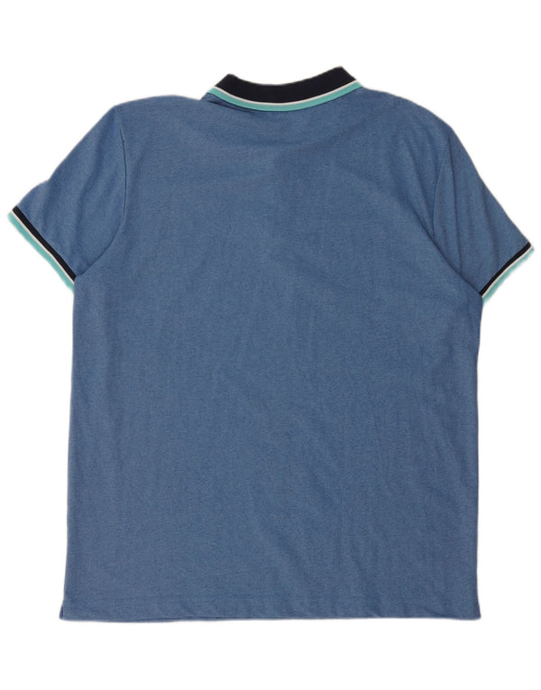 Polo da uomo LOTTO 2XL Blu Colourblock