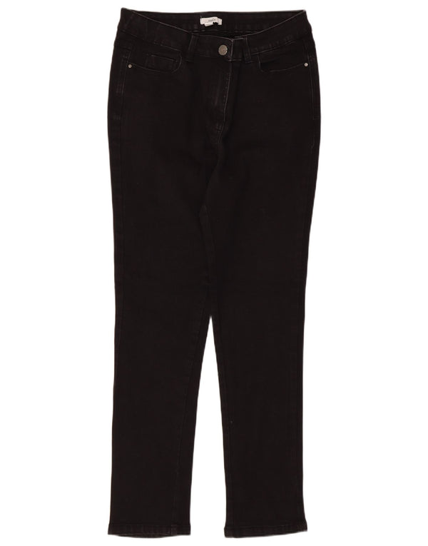 Jeans slim da donna M&Co UK 12 medio W30 L27 cotone nero