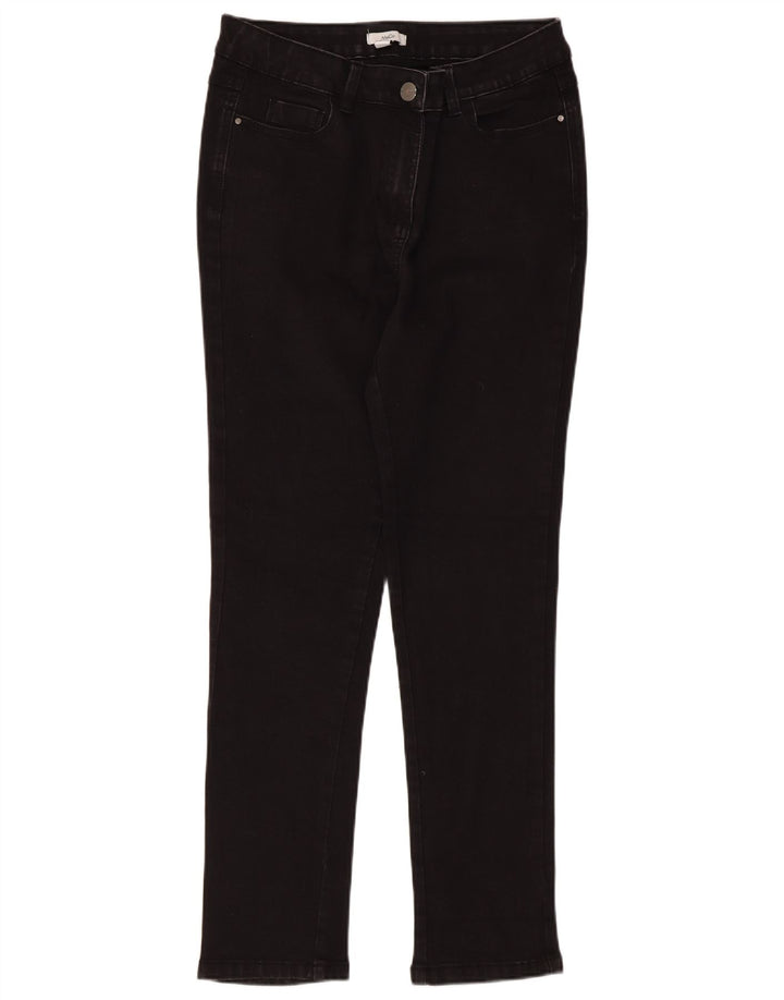 Jeans slim da donna M&Co UK 12 medio W30 L27 cotone nero