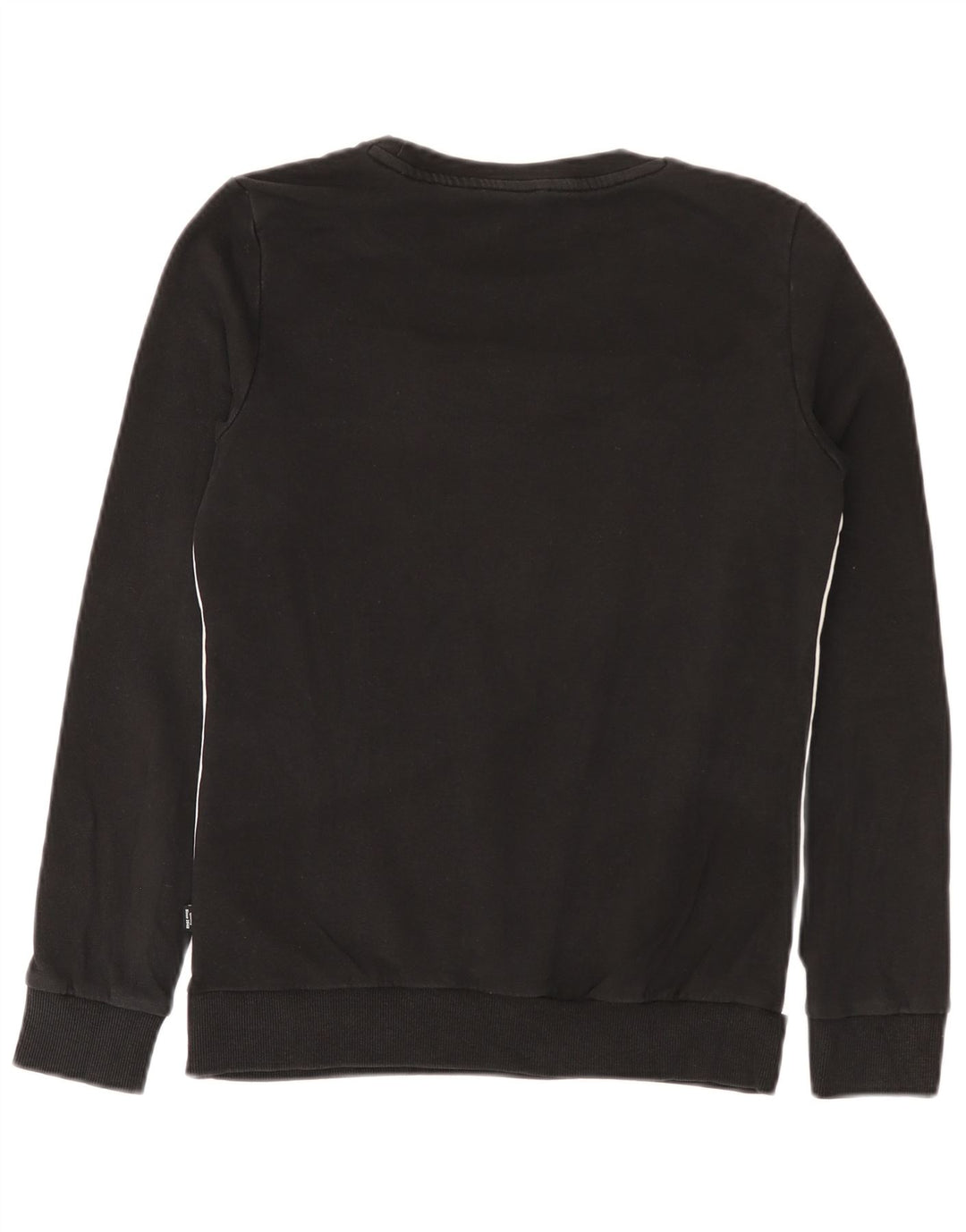 Felpa grafica da donna Puma UK 10 Small Black Colourblock