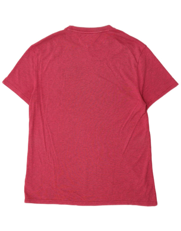 T-shirt da uomo Tommy Hilfiger Top XL in cotone rosso