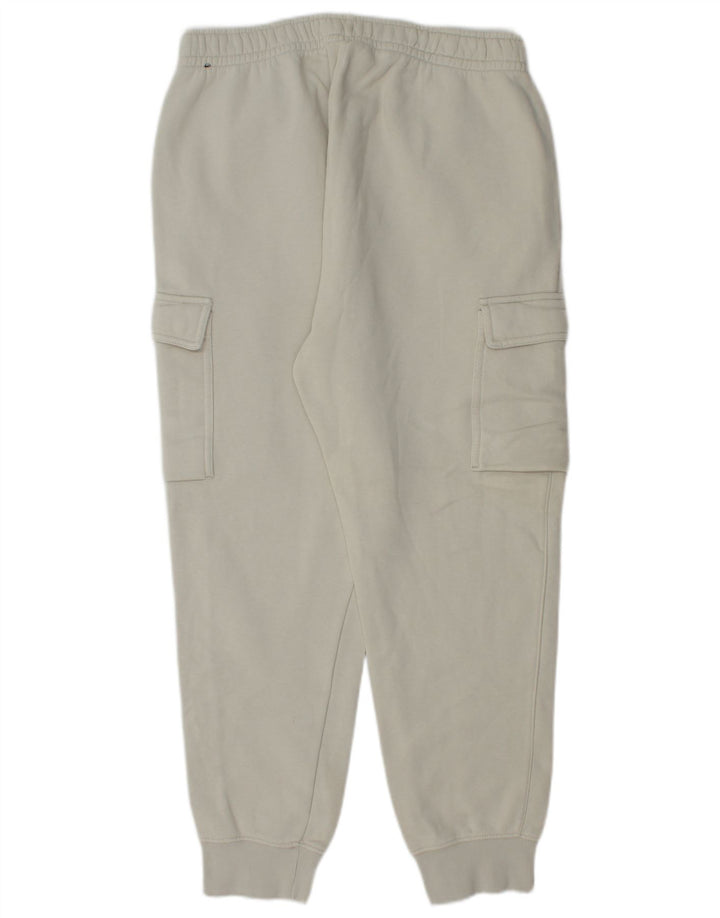 Pantaloni da tuta da uomo Nike Standard Fit Joggers cotone bianco medio