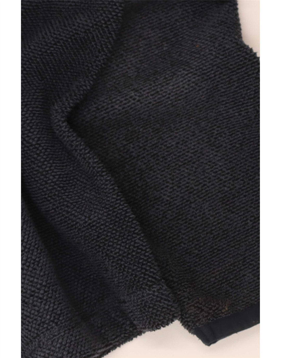 Felpa da uomo con collo con zip Weird Fish, maglione XL, poliestere blu navy