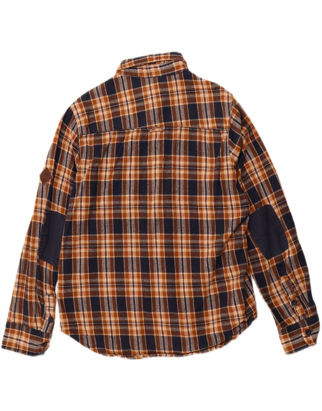 MOUNTAIN WAREHOUSE Camicia da uomo in flanella Grant Fit, cotone a quadri marroni grandi
