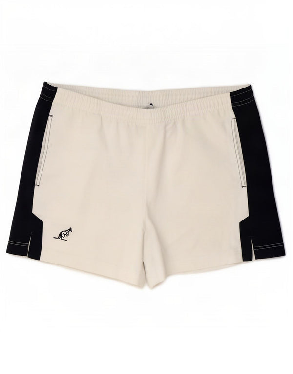 AUSTRALIAN L'ALPINA Pantaloncini sportivi da uomo IT 52 XL Poliestere color block bianco