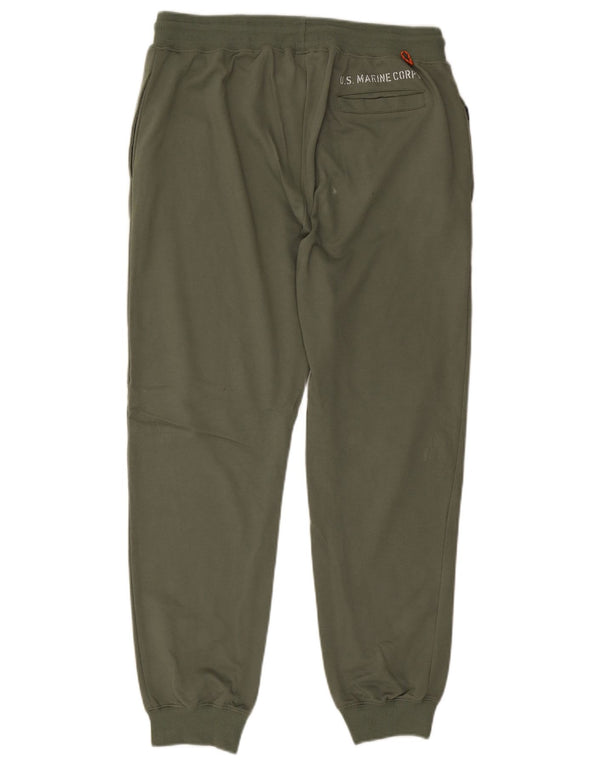 Pantaloni da tuta con grafica da uomo Avirex Joggers XL cotone kaki