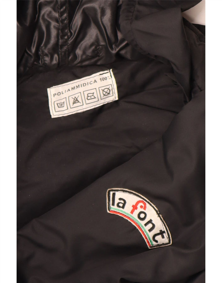 Giacca da corsa con cappuccio da uomo La Font UK 38 Poliammide color block medio nero