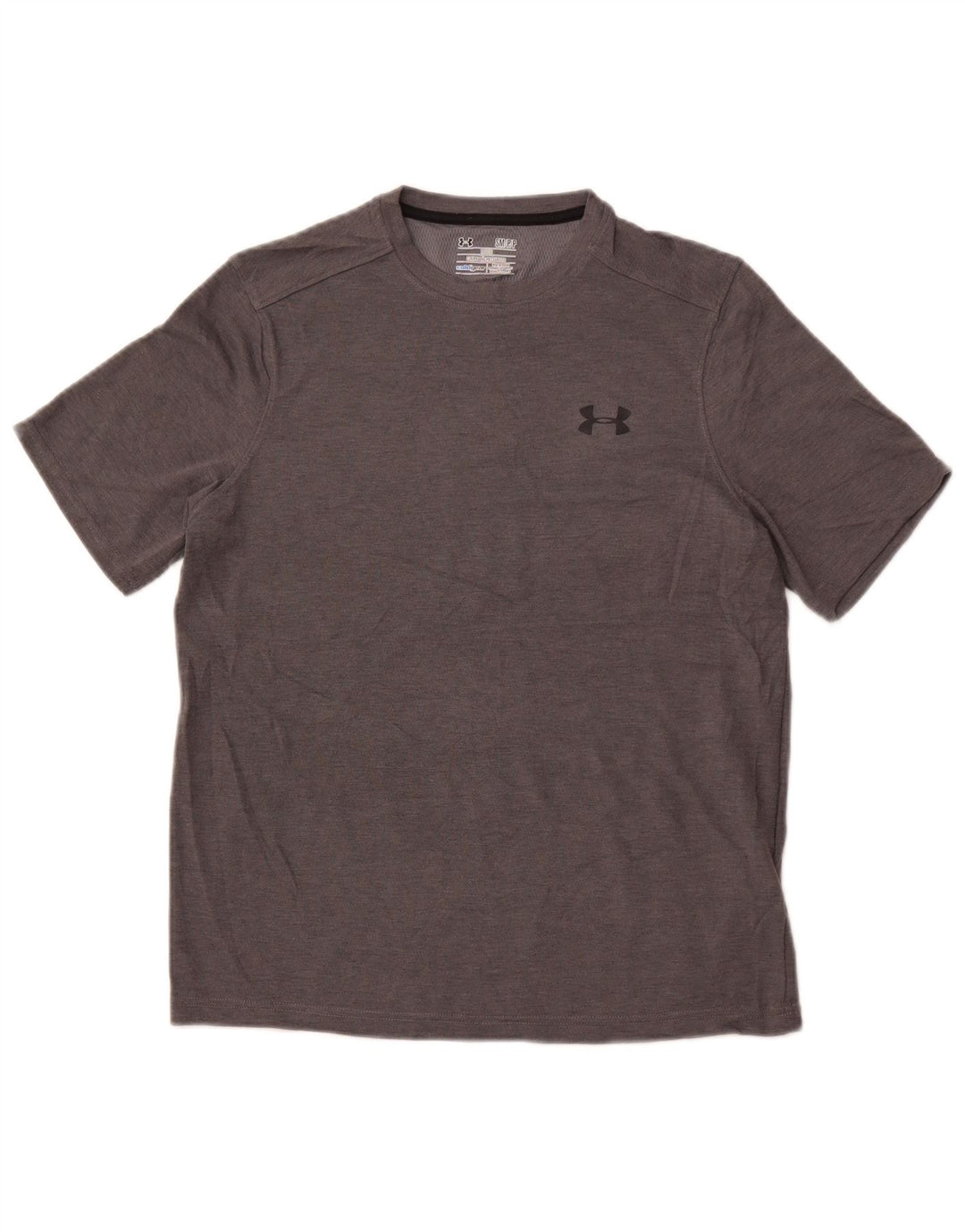 Maglietta da uomo UNDER ARMOUR Cold Gear Top piccola in poliestere grigio