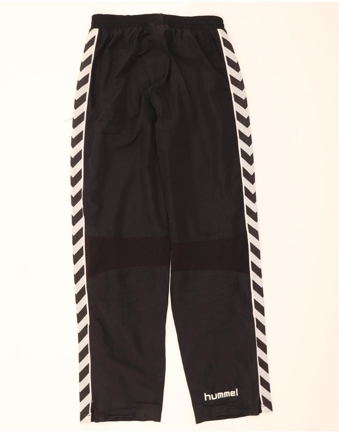 HUMMEL Mens Tracksuit Trousers Medium  Black Polyester Vintage Hummel and Second-Hand Hummel from Messina Hembry 