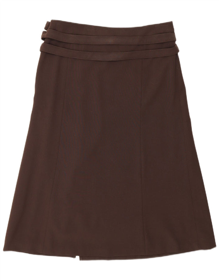 Gonna a trapezio da donna Atos Lombardini W30 Marrone medio