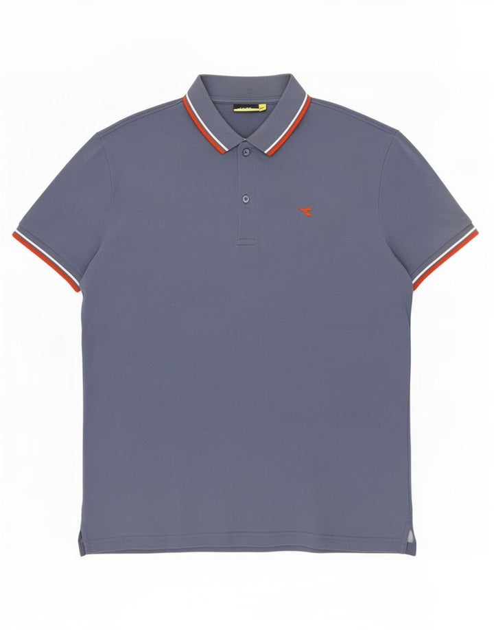 Polo Diadora Uomo 2XL Cotone Blu