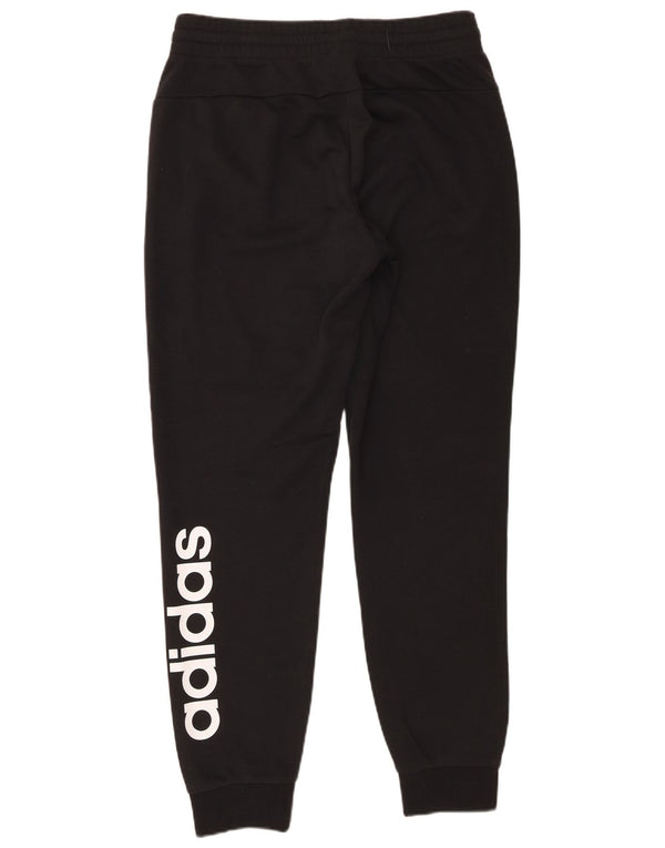 Pantaloni da tuta con grafica Adidas da donna Joggers UK 12/14 Medio Nero