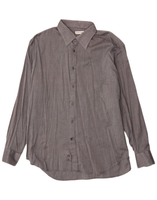 Camicia da uomo CERRUTI 1881 Taglia 18 2XL Cotone grigio
