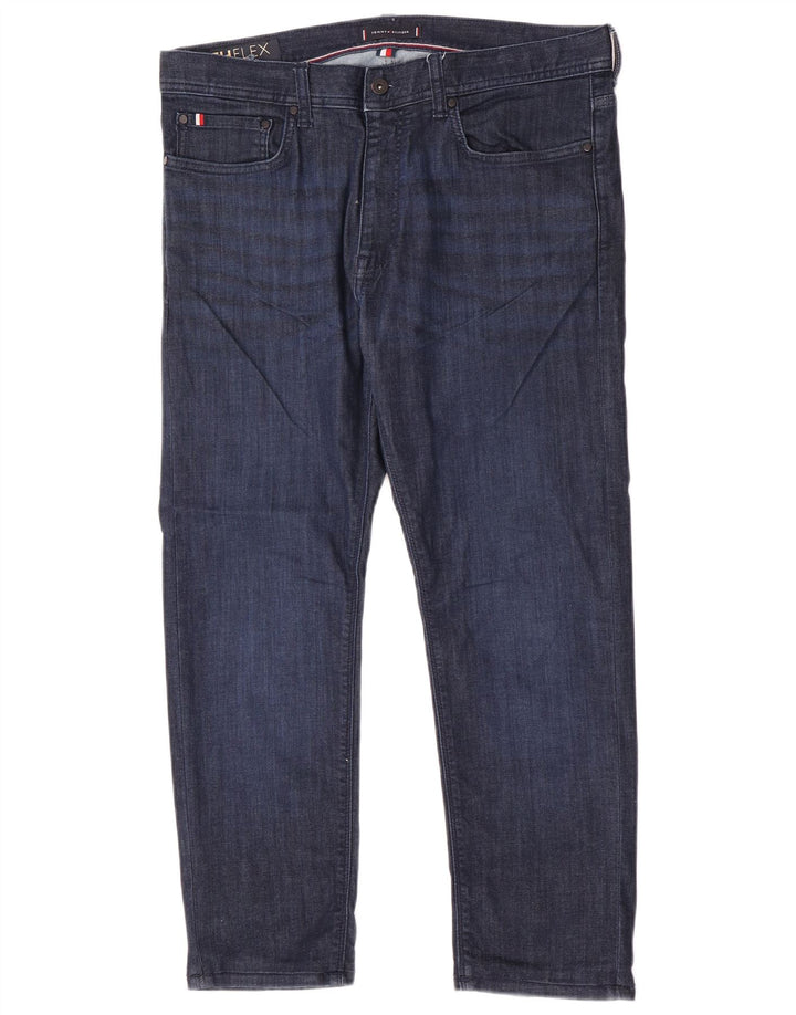 Tommy Hilfiger Uomo Bleecker Stretch Jeans Slim W36 L27 Blu Navy