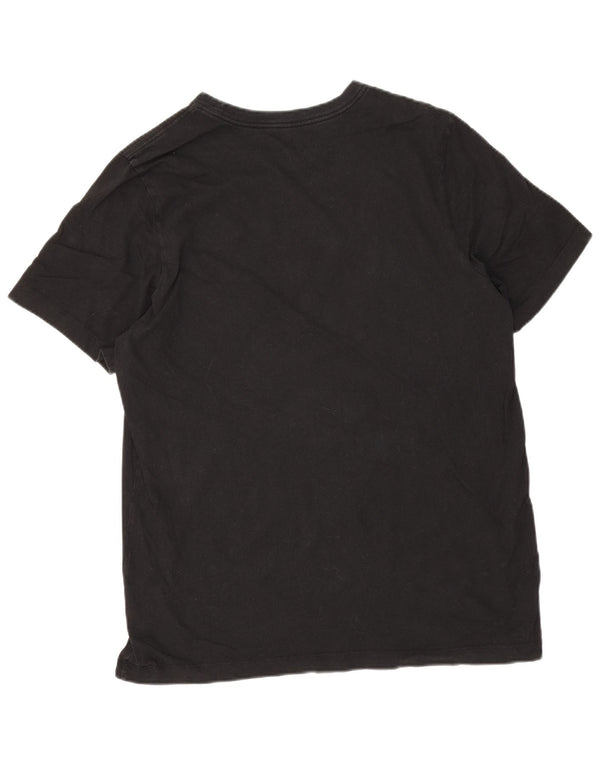 Nike Mens Graphic T-Shirt Top Large Black Cotton