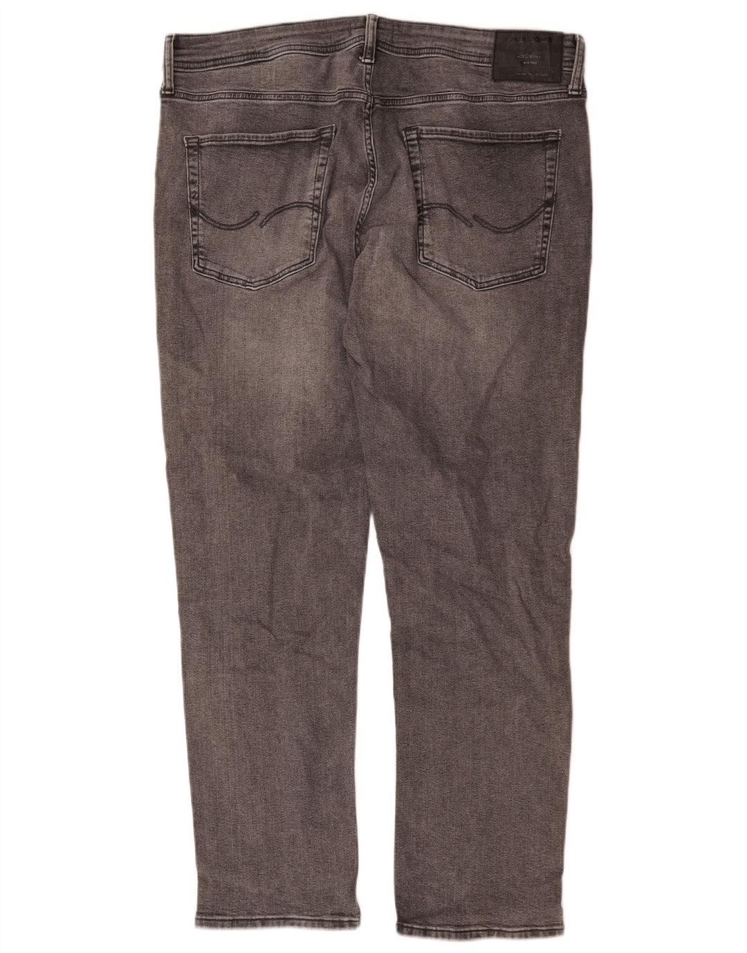 Jeans slim da uomo Jack & Jones W38 L32 cotone grigio