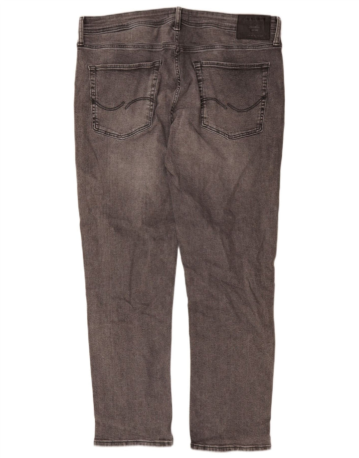 Jeans slim da uomo Jack & Jones W38 L32 cotone grigio