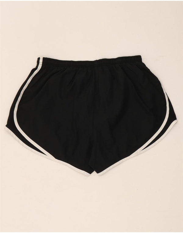 Pantaloncini sportivi Nike da donna Dri Fit UK 14 Large Nero Poliestere