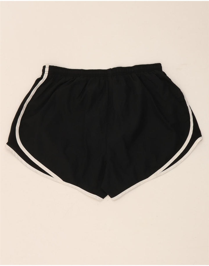 Pantaloncini sportivi Nike da donna Dri Fit UK 14 Large Nero Poliestere