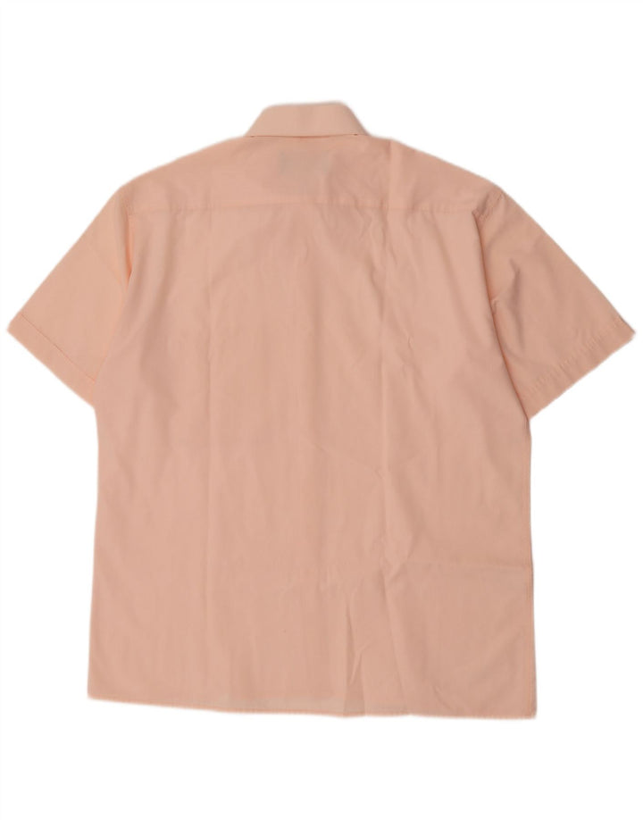 Morris Camicia a maniche corte da uomo grande rosa
