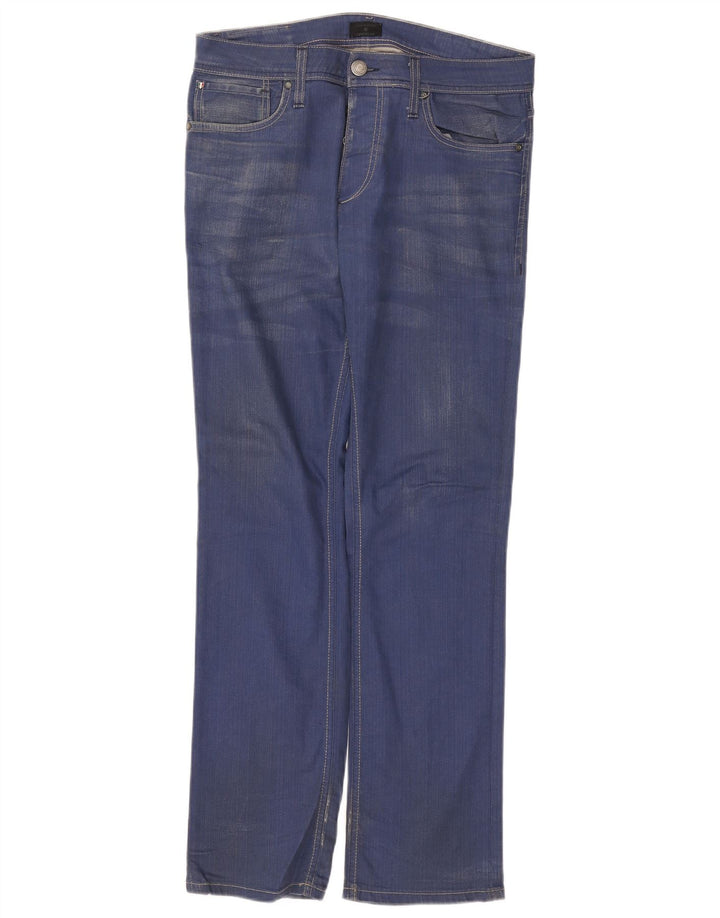 Jeans dritti da uomo Jack & Jones W34 L32 Blu