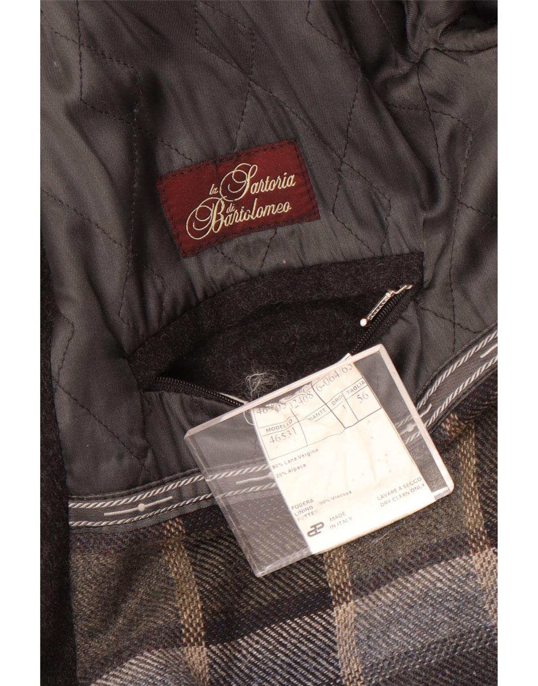Cappotto da uomo Moessmer IT 56 3XL Lana grigia