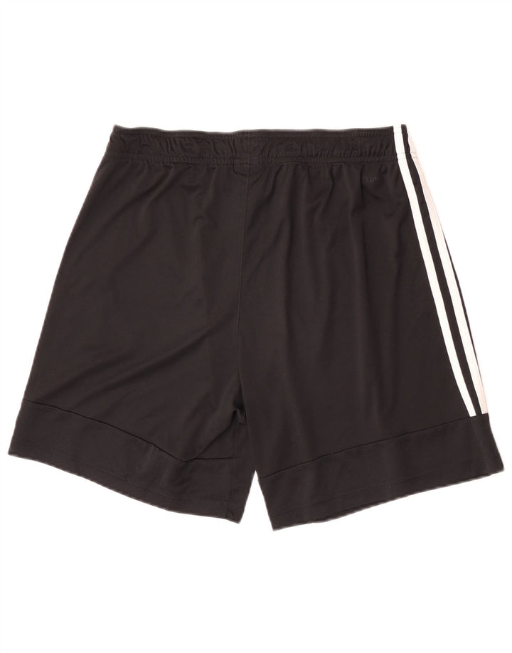 Pantaloncini sportivi Adidas Climalite da uomo medio poliestere nero