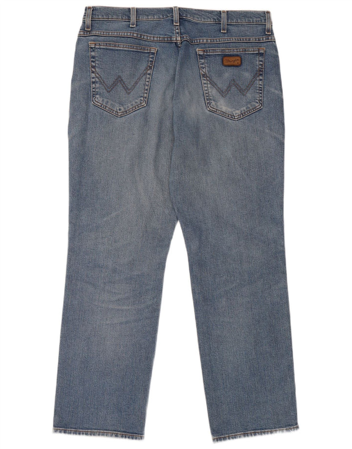 WRANGLER Jeans dritti elasticizzati Texas da uomo W36 L30 cotone blu