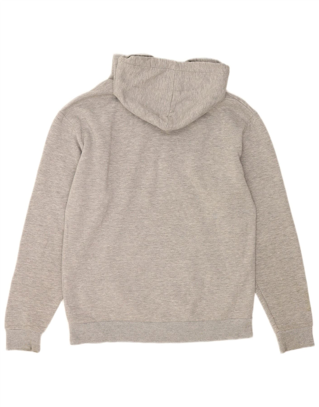 Maglione con cappuccio da uomo Zara in cotone screziato grigio medio