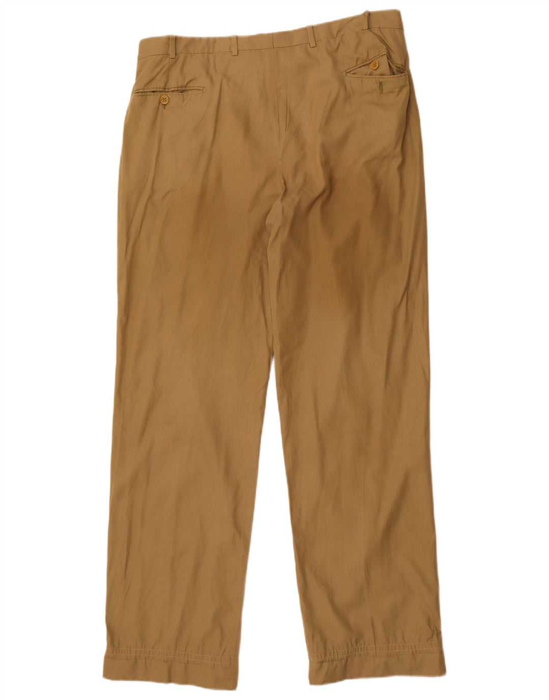 Pantaloni da abito con pegging da uomo Burberrys IT 52 Large W36 L32 Beige