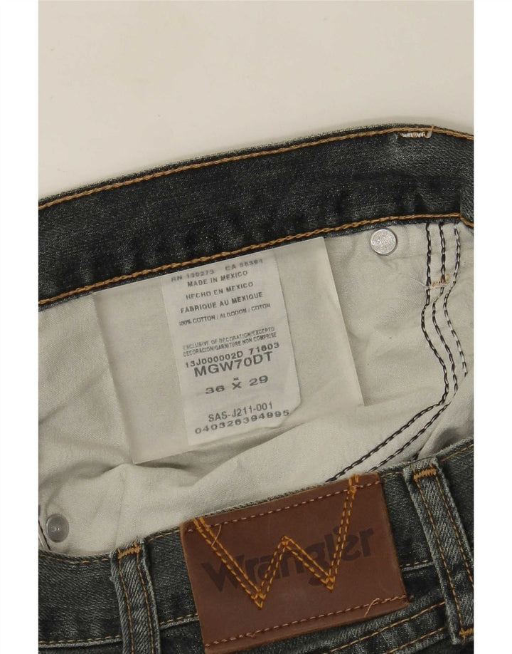Jeans dritti da uomo Wrangler W36 L29 cotone blu