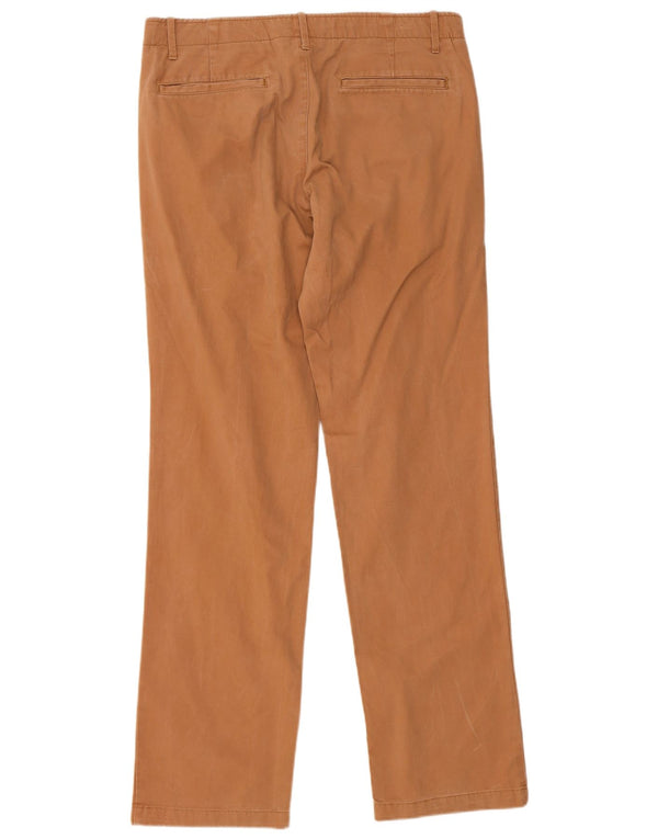 Pantaloni chino dritti da uomo Gap W34 L34 in cotone marrone