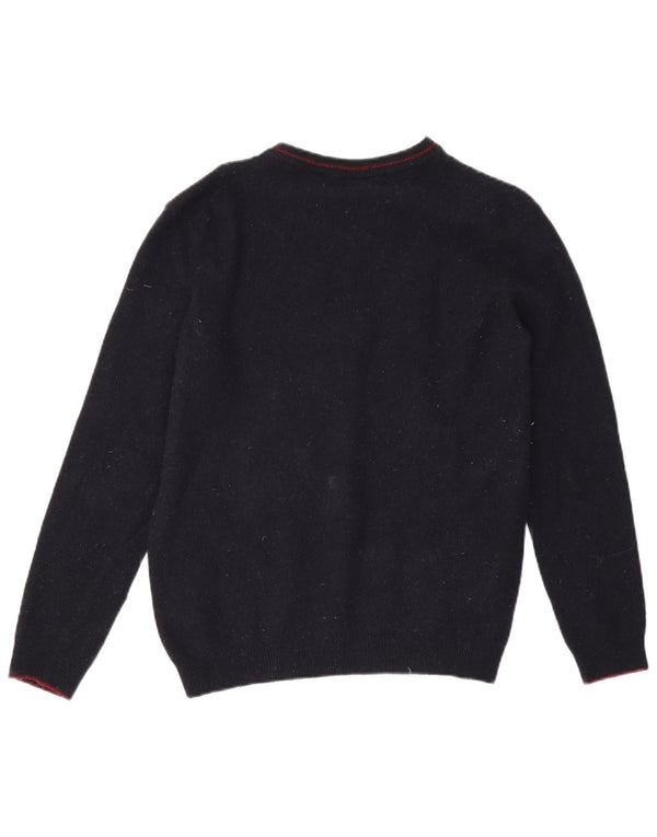 Maglione maglione girocollo con grafica da donna Timberland UK 14 medio blu navy